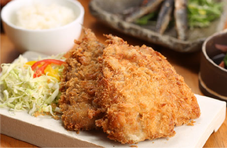 角屋のいわしフライ
