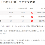 どんなサイトを作るかや、サイトの改善点の目安を知ろう!SEOテキスト量評価チェックツール