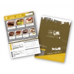 《制作実績》J.KOWARI様 クリスマス折りチラシ