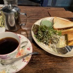 服部珈琲工房のモーニング。